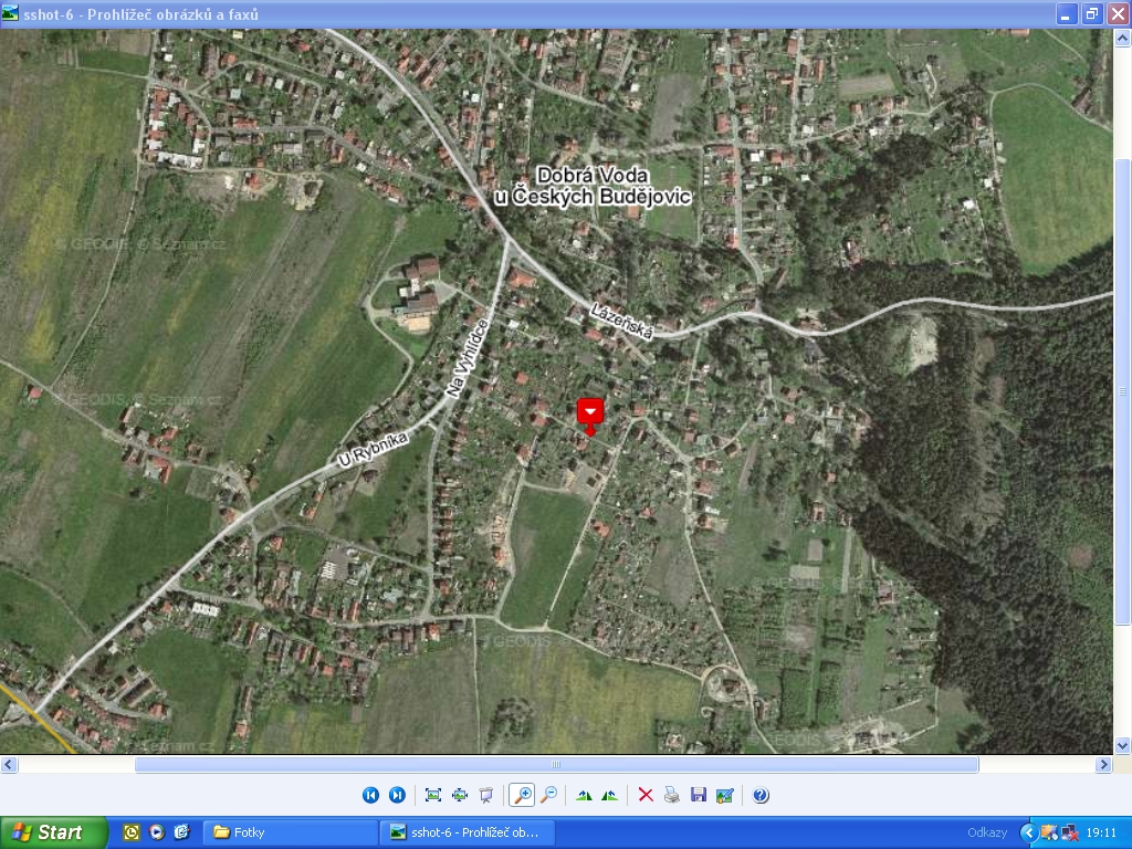 Letecká mapa.